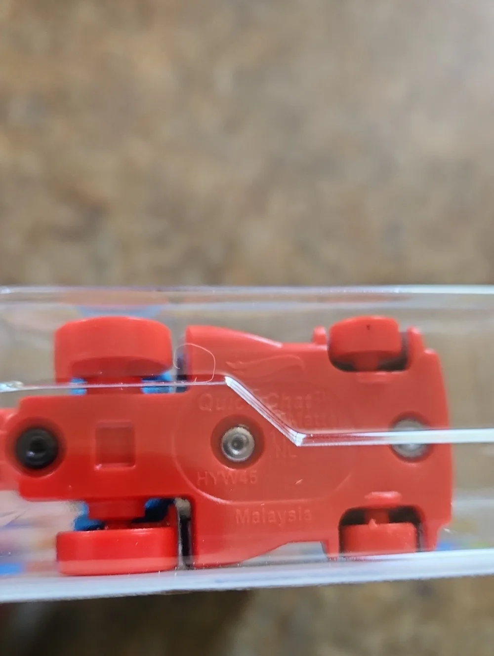 Quick Chat Kids Toy Car - White with Blue and Red Accents